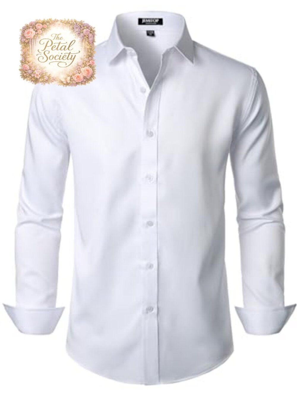 Men's Slim Fit Wrinkle Free Long Sleeve Button Down Dress Shirt